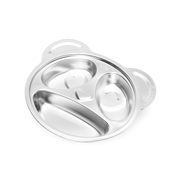 Ethika_Inc BEAR - TRAY CUTE CARTOON DIVIDED CHILDREN SERVING PLATE
