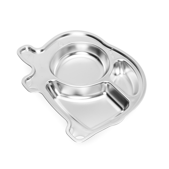 Ethika_Inc ELEPHANT - TRAY CUTE CARTOON DIVIDED CHILDREN SERVING PLATE