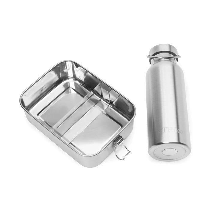 Ethika_Inc gifts & kits Zero Waste Starter Kit: Stainless Steel Lunchbox & Bottle