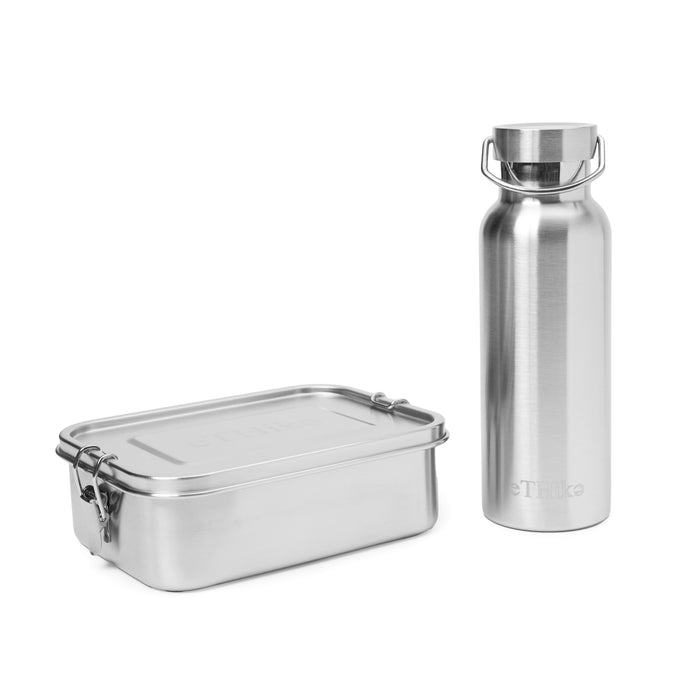 Ethika_Inc gifts & kits Zero Waste Starter Kit: Stainless Steel Lunchbox & Bottle