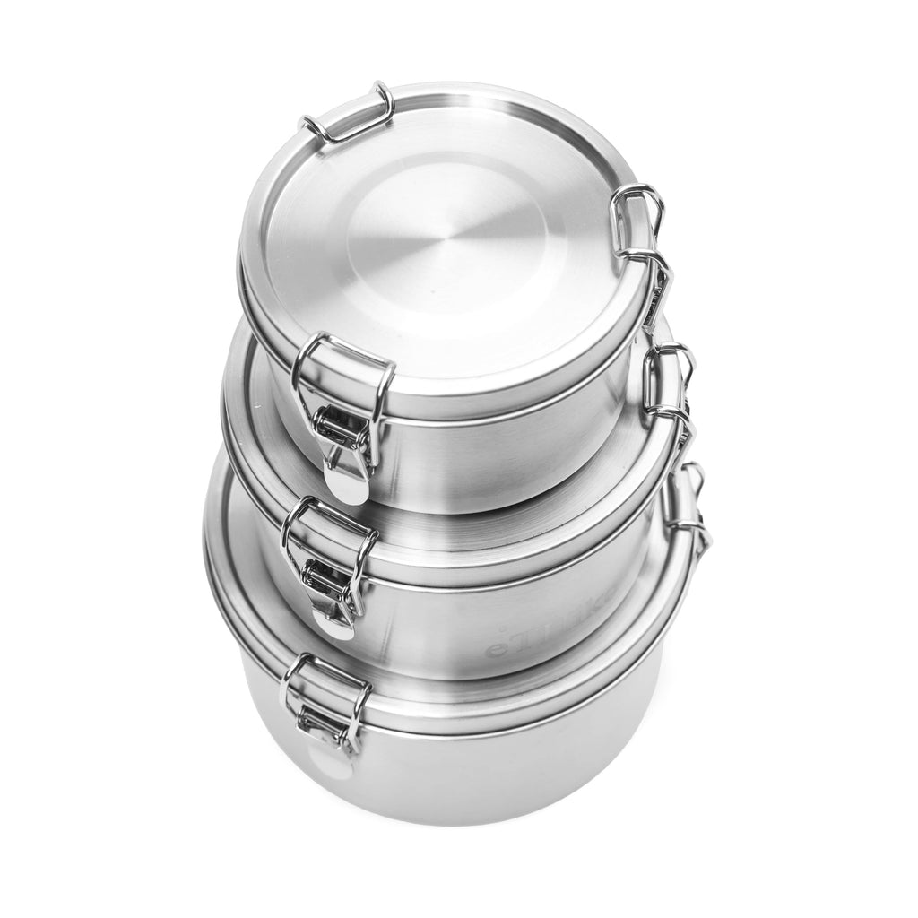 Round Containers - Stainless Steel