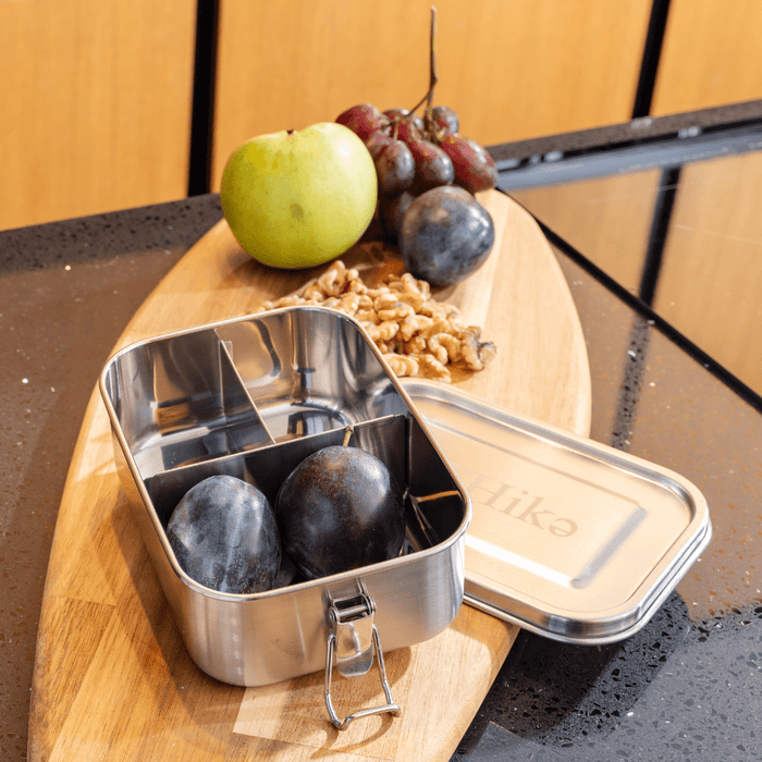 Ethika_Inc Stainless Steel DIVIDED FOOD CONTAINER - 1400ml with 3-way compartments