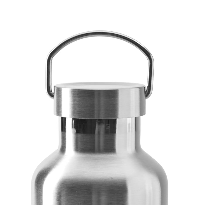 Ethika_Inc Stainless SteelStainless Steel Double-Walled Water Bottle in 350ml, 500ml, 600ml, 750ml, and 1000ml sizes: Eco-friendly and versatile with a leak-proof steel lid. Expertly insulated to keep drinks cold for 24 hours or hot for 12. Designed with a silicone seal, it's dishwasher-safe and compatible with carbonated beverages. Stylish color options available. Ensures no metal aftertaste or harmful chemicals. Perfect for health-conscious and sustainability enthusiasts. #StayHydratedInStyle.