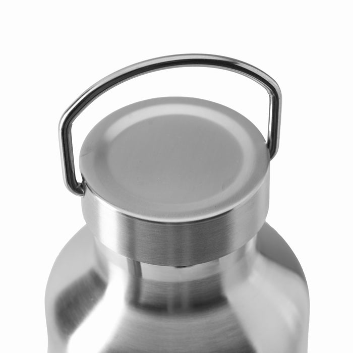 Ethika_Inc Stainless SteeStainless Steel Double-Walled Water Bottle in 350ml, 500ml, 600ml, 750ml, and 1000ml sizes: Eco-friendly and versatile with a leak-proof steel lid. Expertly insulated to keep drinks cold for 24 hours or hot for 12. Designed with a silicone seal, it's dishwasher-safe and compatible with carbonated beverages. Stylish color options available. Ensures no metal aftertaste or harmful chemicals. Perfect for health-conscious and sustainability enthusiasts. #StayHydratedInStyle.