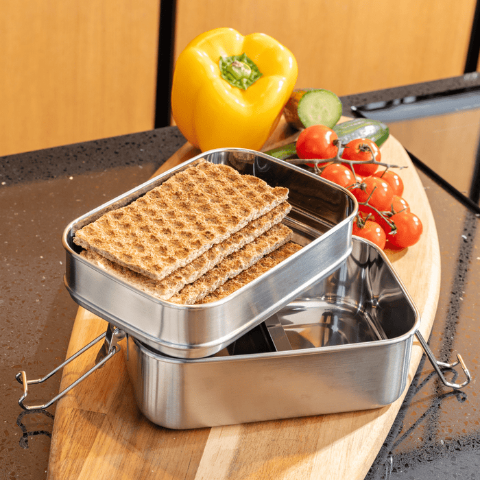 Ethika_Inc Stainless Steel Lunchbox Double Layer (Double Tier)