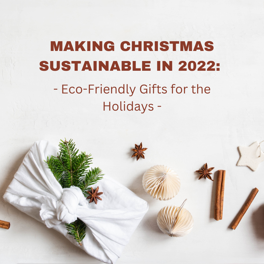Making Christmas Sustainable in 2022: Eco-Friendly Gifts for the Holidays.