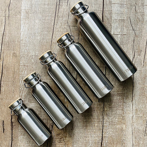 The Best Water Bottle for Your Needs: Introducing the Stainless Steel Double Wall Water Bottle with Bamboo Lid from Ethika.