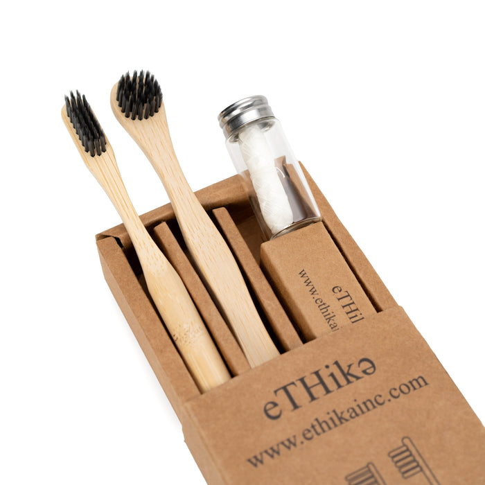 Ethika_Inc Health & Beauty Bamboo Oral Hygiene Care Set 1+1+1