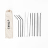 Ethika_Inc Reusable Stainless Steel Straws (Set of 7 or 11 Pieces)