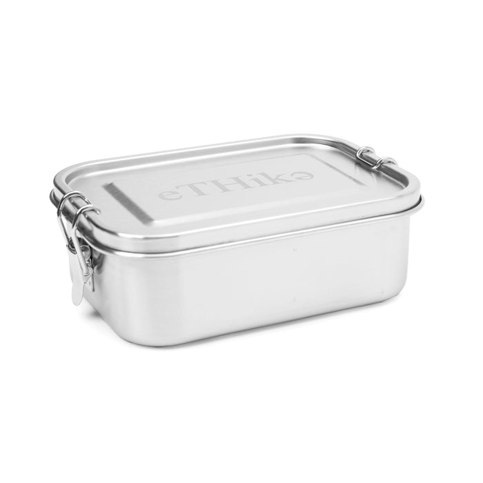 Stainless Steel Rectangular Food Storage Container with Removable Divider