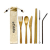Ethika_Inc Reusable Bamboo Cutlery - Set of 7